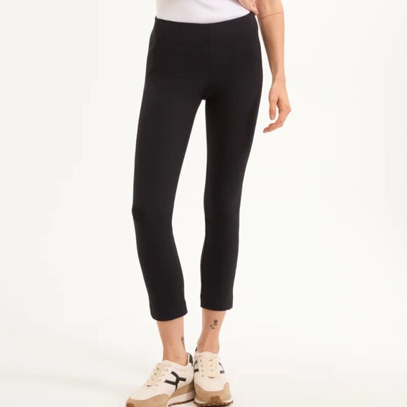 NEW NWT! VERONICA BEARD ZIP BACK SCUBA PANTS FITTED SLIM ANKLE CROPPEDsz 0